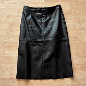 Vintage Gap leather skirt